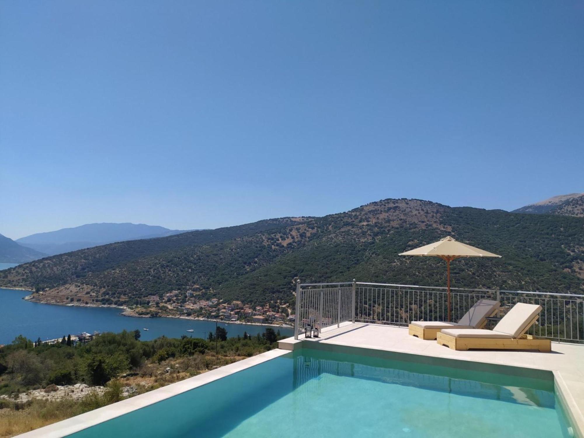 Augustela Villa Seaview Vacation Villa Agia Efimia Exteriör bild