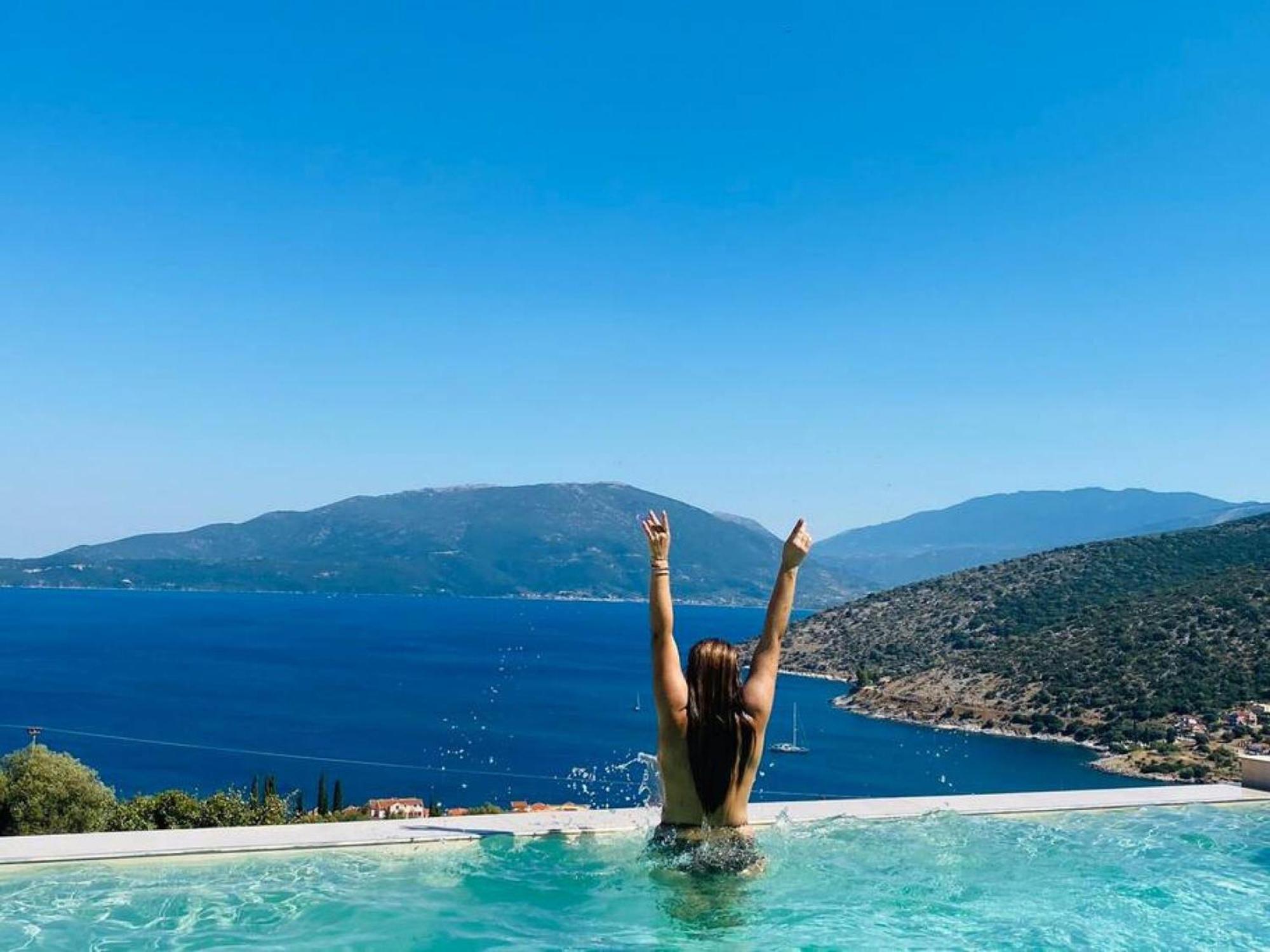 Augustela Villa Seaview Vacation Villa Agia Efimia Exteriör bild
