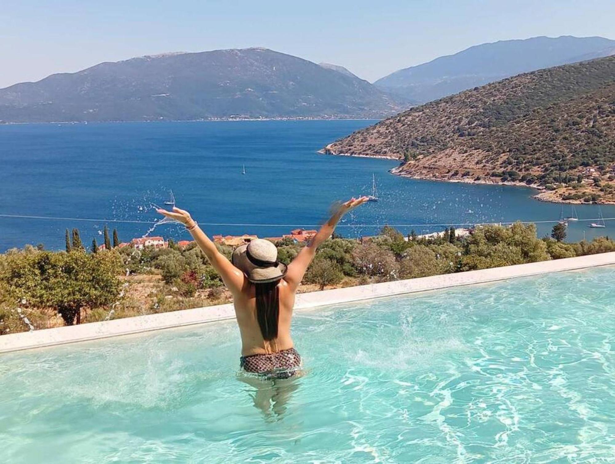 Augustela Villa Seaview Vacation Villa Agia Efimia Exteriör bild